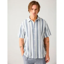 KnowledgeCotton Apparel - Organic Cotton Striped Shirt II - Hed