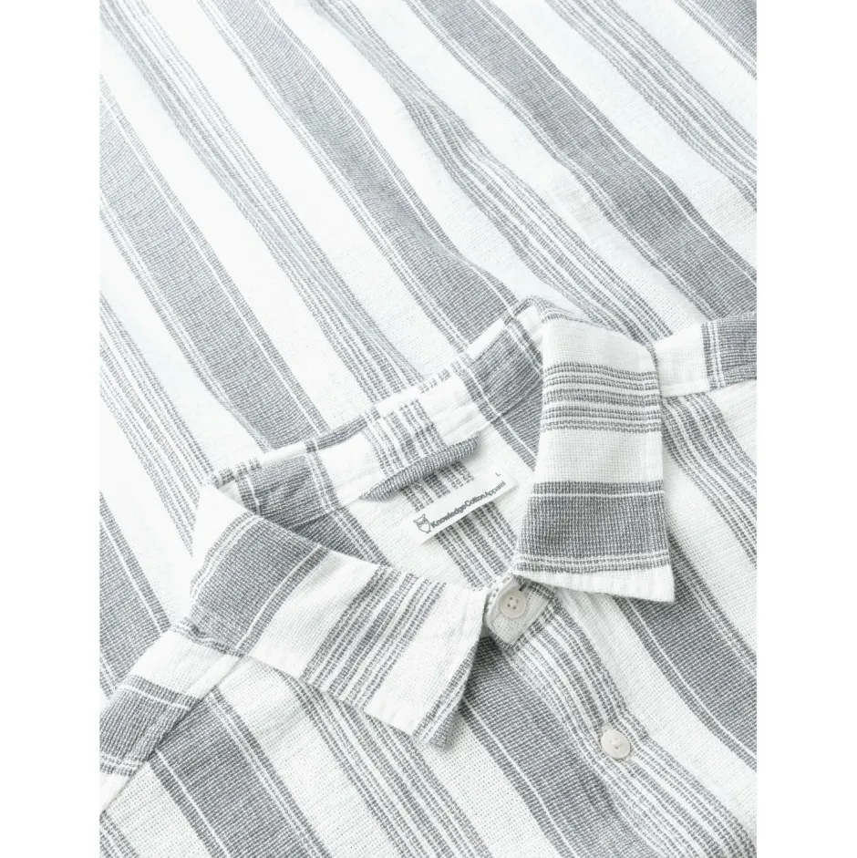 KnowledgeCotton Apparel - Organic Cotton Striped Shirt II - Hed
