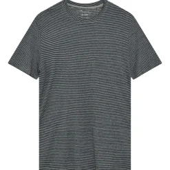 - Organic inen triped T-hirt - T-hirt < KnowledgeCotton Apparel Sale