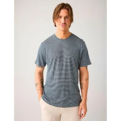 - Organic inen triped T-hirt - T-hirt < KnowledgeCotton Apparel Sale