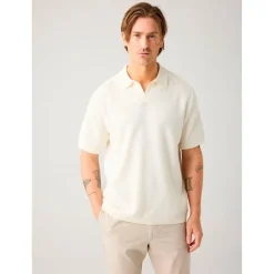 KnowledgeCotton Apparel Alltagsbekleidung|Shirts, Hemden & Longsleeves-- Organic Cotton Knitted Polo - Polo-Shirt