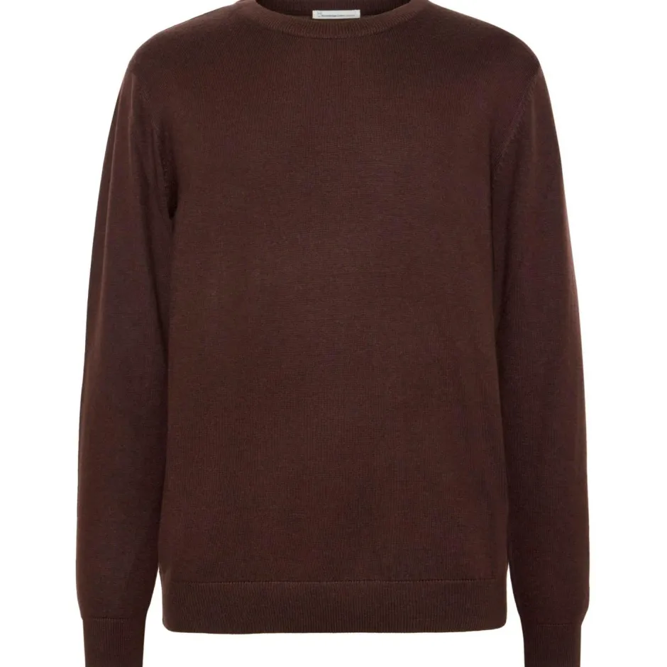 KnowledgeCotton Apparel Pullover & Hoodies|Alltagsbekleidung-- Regular Merino Knit Crew Neck - Wollpullover