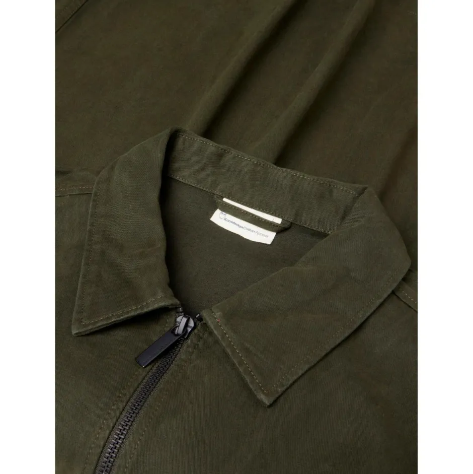 KnowledgeCotton Apparel Shirts, Hemden & Longsleeves|Alltagsbekleidung-- Regular Fit Twill Overshirt - Hemd