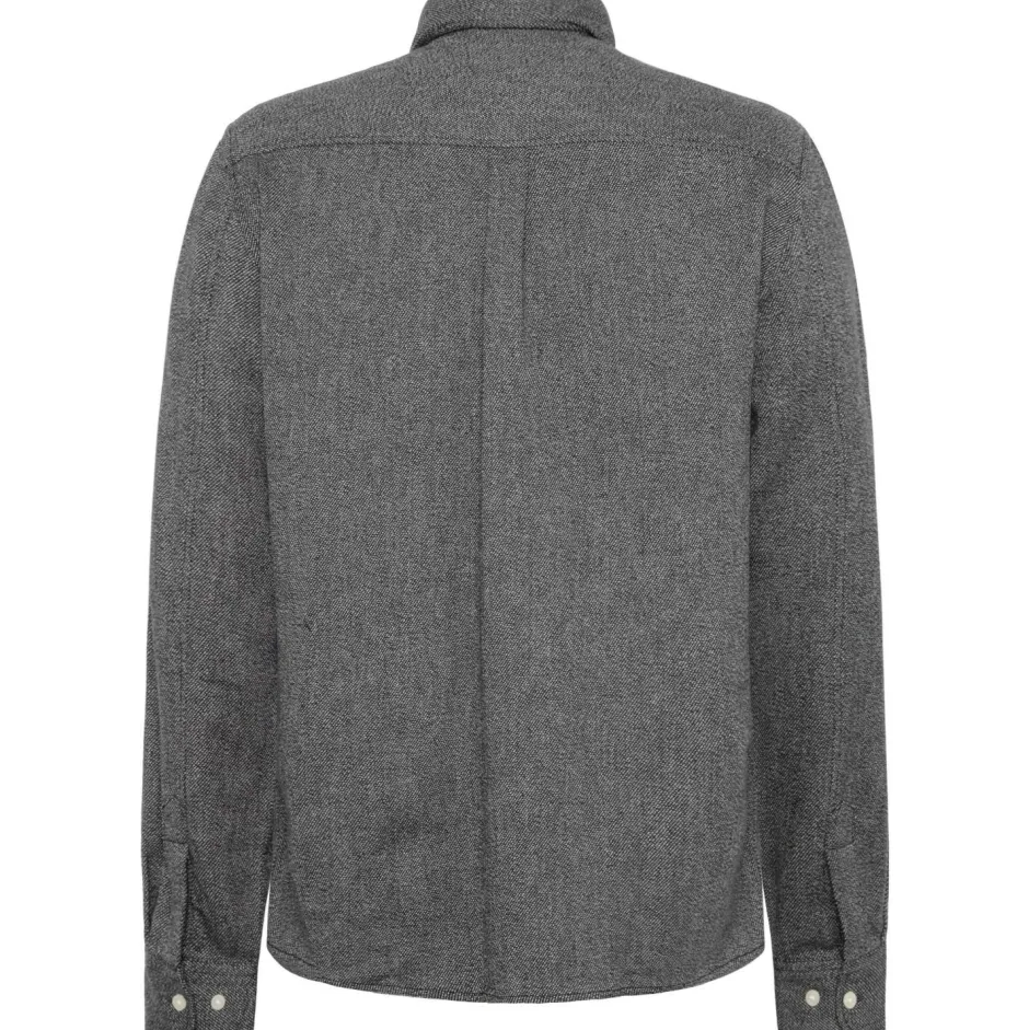 KnowledgeCotton Apparel Shirts, Hemden & Longsleeves|Alltagsbekleidung-- Regular Fit Dobby Look Shirt - Hemd