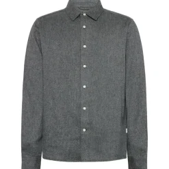 KnowledgeCotton Apparel Shirts, Hemden & Longsleeves|Alltagsbekleidung-- Regular Fit Dobby Look Shirt - Hemd