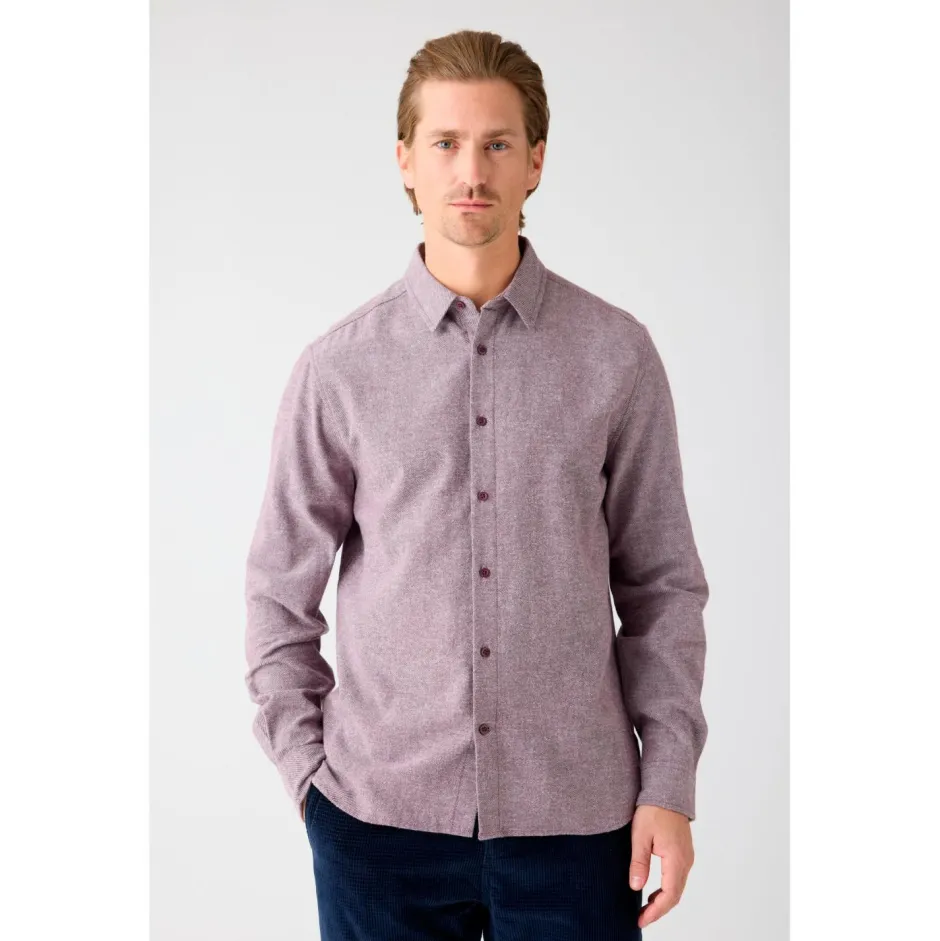 KnowledgeCotton Apparel - Reguar Fit Heavy Twi Fanne - Hed