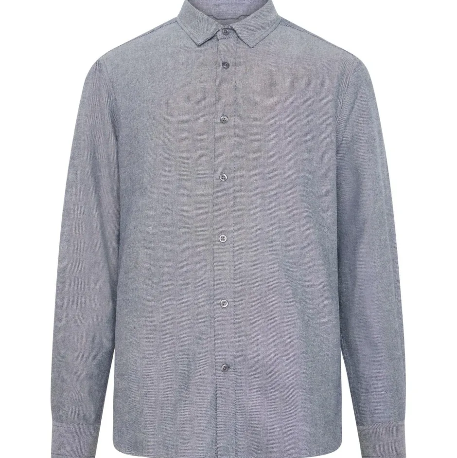 KnowledgeCotton Apparel - Reguar Fit Heavy Twi Fanne - Hed