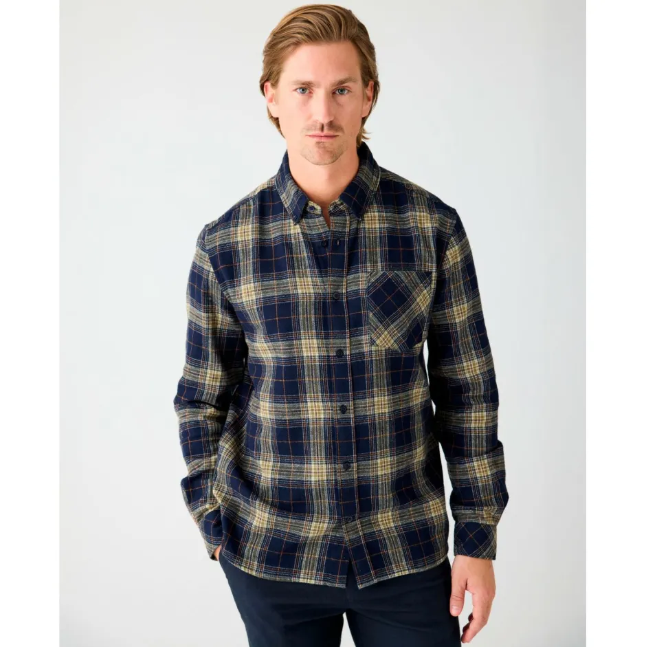 KnowledgeCotton Apparel - Reguar Fit Checkered hirt - Hed