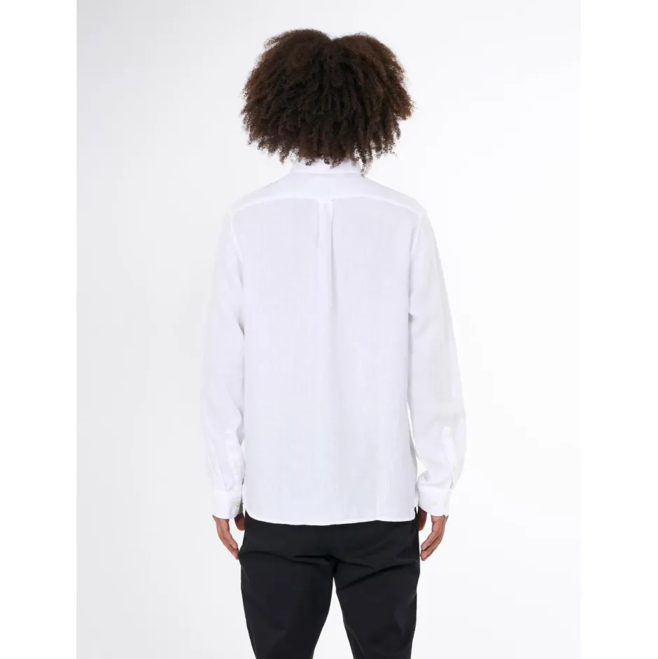 KnowledgeCotton Apparel Shirts, Hemden & Longsleeves|Alltagsbekleidung-- Regular Linen Shirt - Hemd