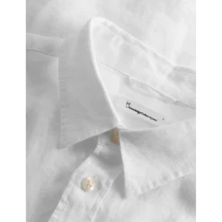 KnowledgeCotton Apparel Shirts, Hemden & Longsleeves|Alltagsbekleidung-- Regular Linen Shirt - Hemd
