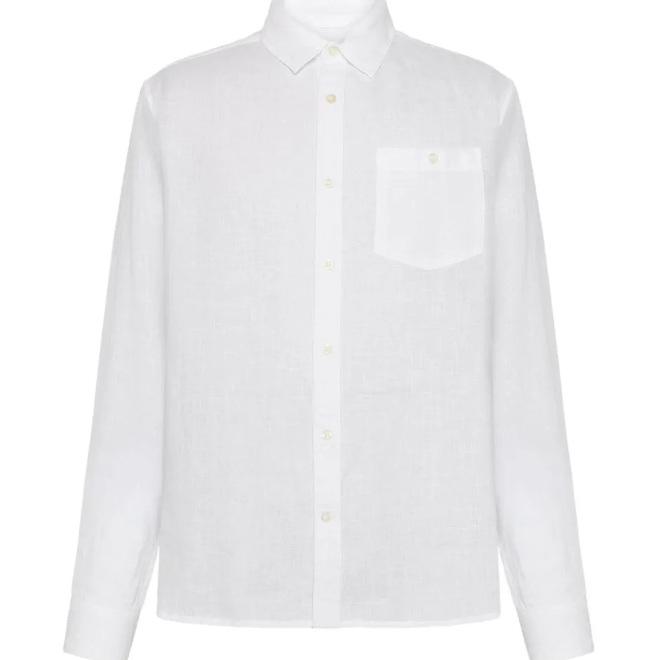KnowledgeCotton Apparel Shirts, Hemden & Longsleeves|Alltagsbekleidung-- Regular Linen Shirt - Hemd