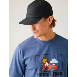 KnowledgeCotton Apparel - Regenerative Organic Cotton Front Print T-hirt - T-hirt