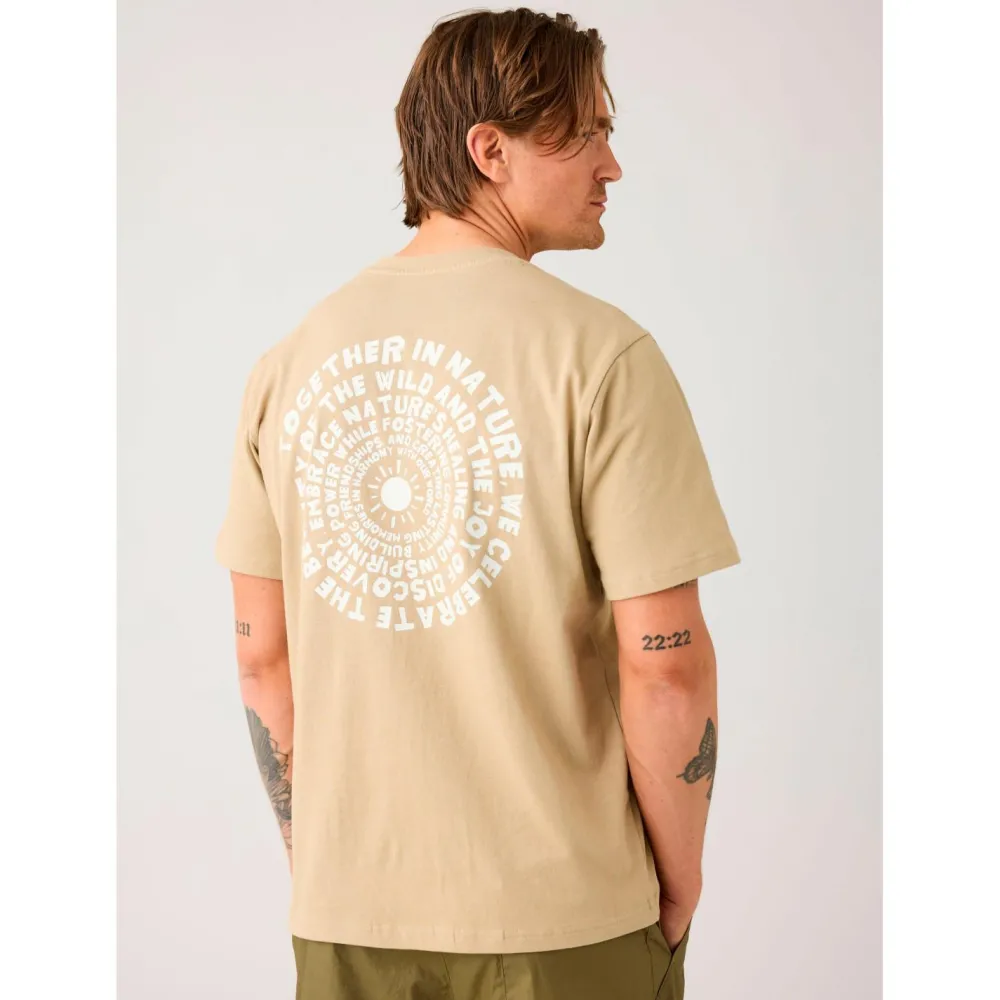 - Regenerative Organic Cotton Back Print T-hirt II - T-hirt < KnowledgeCotton Apparel New