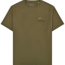 KnowledgeCotton Apparel - Regenerative Organic Cotton Chest Print T-Shirt - T-Shirt Hot