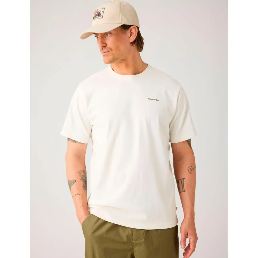 - Regenerative Organic Cotton Back Print T-hirt - T-hirt < KnowledgeCotton Apparel Discount