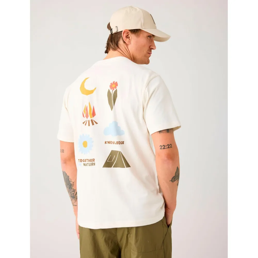 - Regenerative Organic Cotton Back Print T-hirt - T-hirt < KnowledgeCotton Apparel Discount