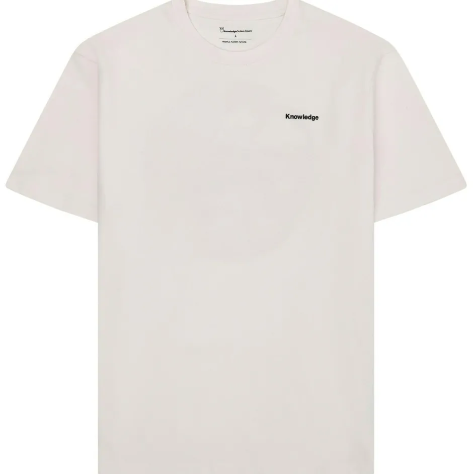 KnowledgeCotton Apparel - Reguar / Heavy inge Jerey cenery Back Print - T-hirt