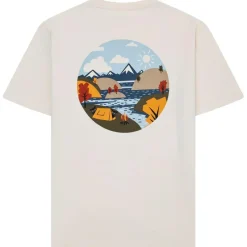 KnowledgeCotton Apparel - Reguar / Heavy inge Jerey cenery Back Print - T-hirt