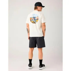 KnowledgeCotton Apparel - Reguar / Heavy inge Jerey cenery Back Print - T-hirt
