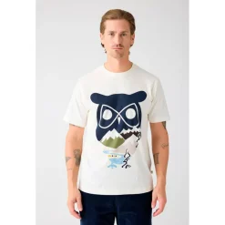 KnowledgeCotton Apparel - inge Jerey Big Ow TN Print - T-hirt