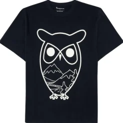 KnowledgeCotton Apparel - inge Jerey Big Ow TN Print - T-hirt