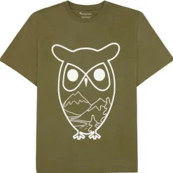 KnowledgeCotton Apparel - inge Jerey Big Ow TN Print - T-hirt