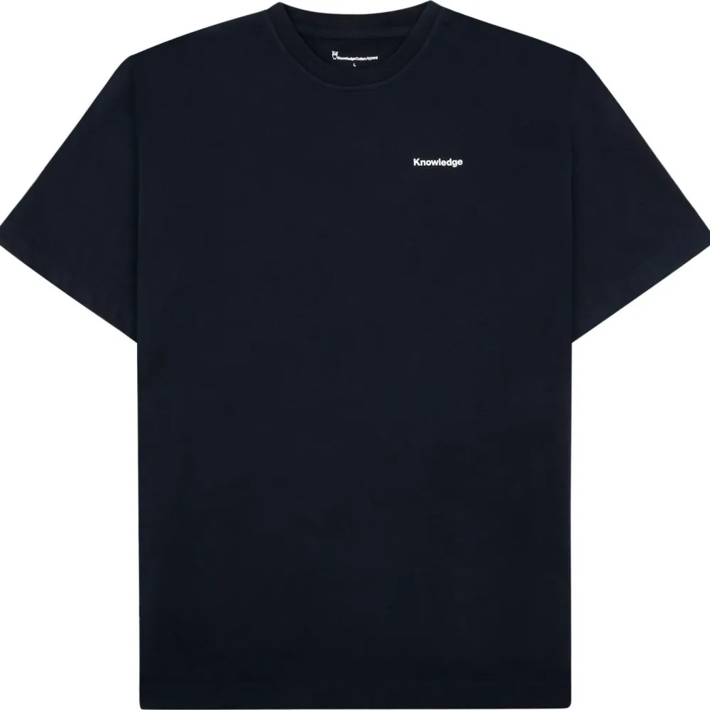 - / Heavy inge TN Back Print - T-hirt < KnowledgeCotton Apparel Hot