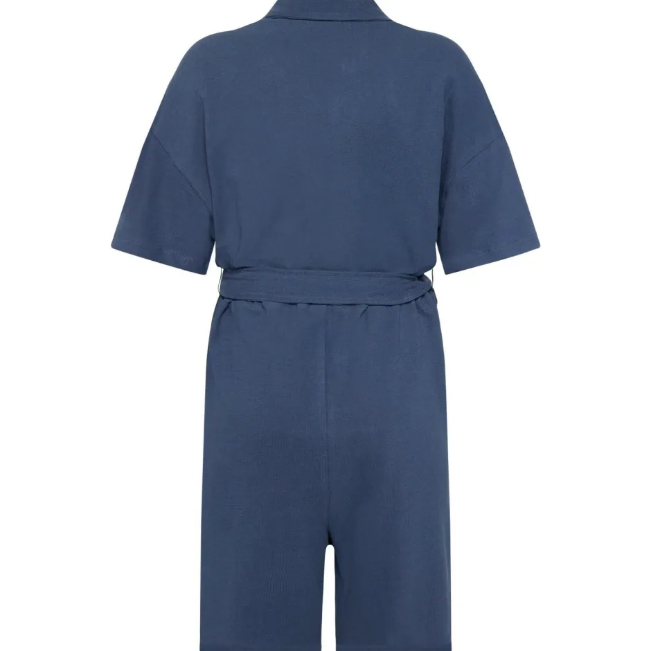 KnowledgeCotton Apparel - Woen' Poey Wide Fit Boucé uit - Jupuit
