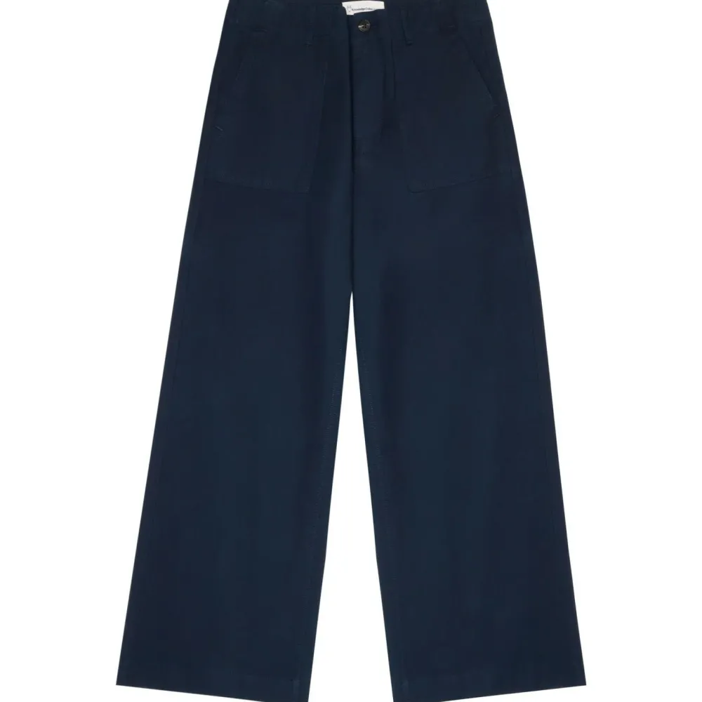 KnowledgeCotton Apparel - Women's Posey Wide Slub Yarn - Freizeithose