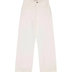 KnowledgeCotton Apparel Hosen|Alltagsbekleidung-- Women's Gale 5-Pocket Pants - Freizeithose Egret