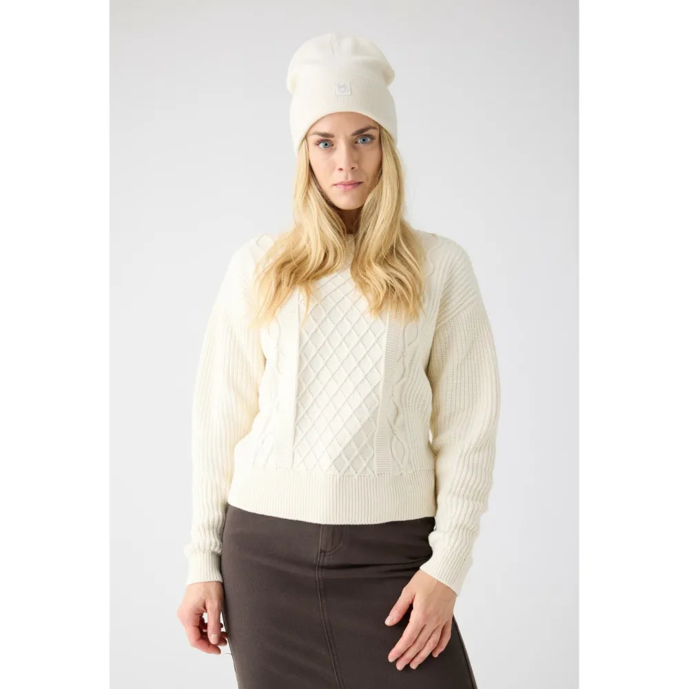- Woen' Cotton Cabe Crew Neck - Wopuover < KnowledgeCotton Apparel Clearance