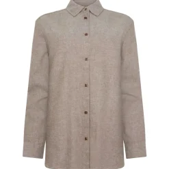 - Woen' Heavy Fanne Check - Bue < KnowledgeCotton Apparel Clearance