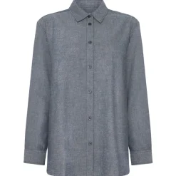 KnowledgeCotton Apparel - Woen' Reguar Fit Heavy Twi - Bue