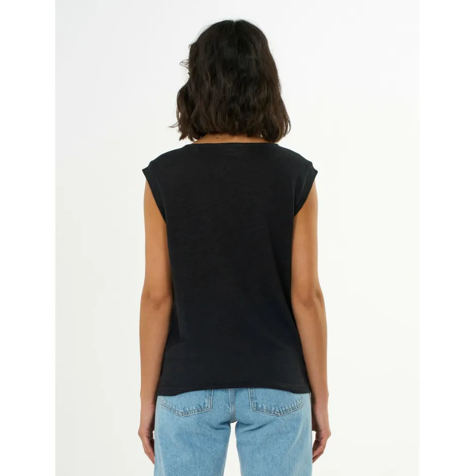 KnowledgeCotton Apparel - Woen' ooe Fod Up inen - Top