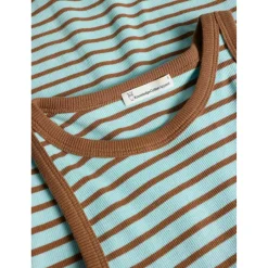 KnowledgeCotton Apparel Shirts, Hemden & Longsleeves|Alltagsbekleidung-- Women's Striped Racer Rib Top - Top