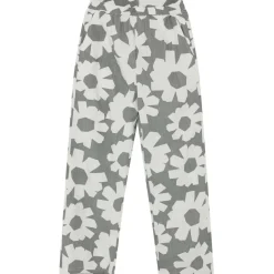 KnowledgeCotton Apparel - Women's Posey Linen-Mix Printed Pants - Freizeithose Grey Outlet