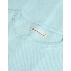 KnowledgeCotton Apparel - Woen' Rib Tee Ruffe Heing - T-hirt