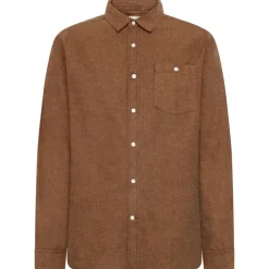 KnowledgeCotton Apparel - Zig-Zag Twill Structure Shirt - Hemd New