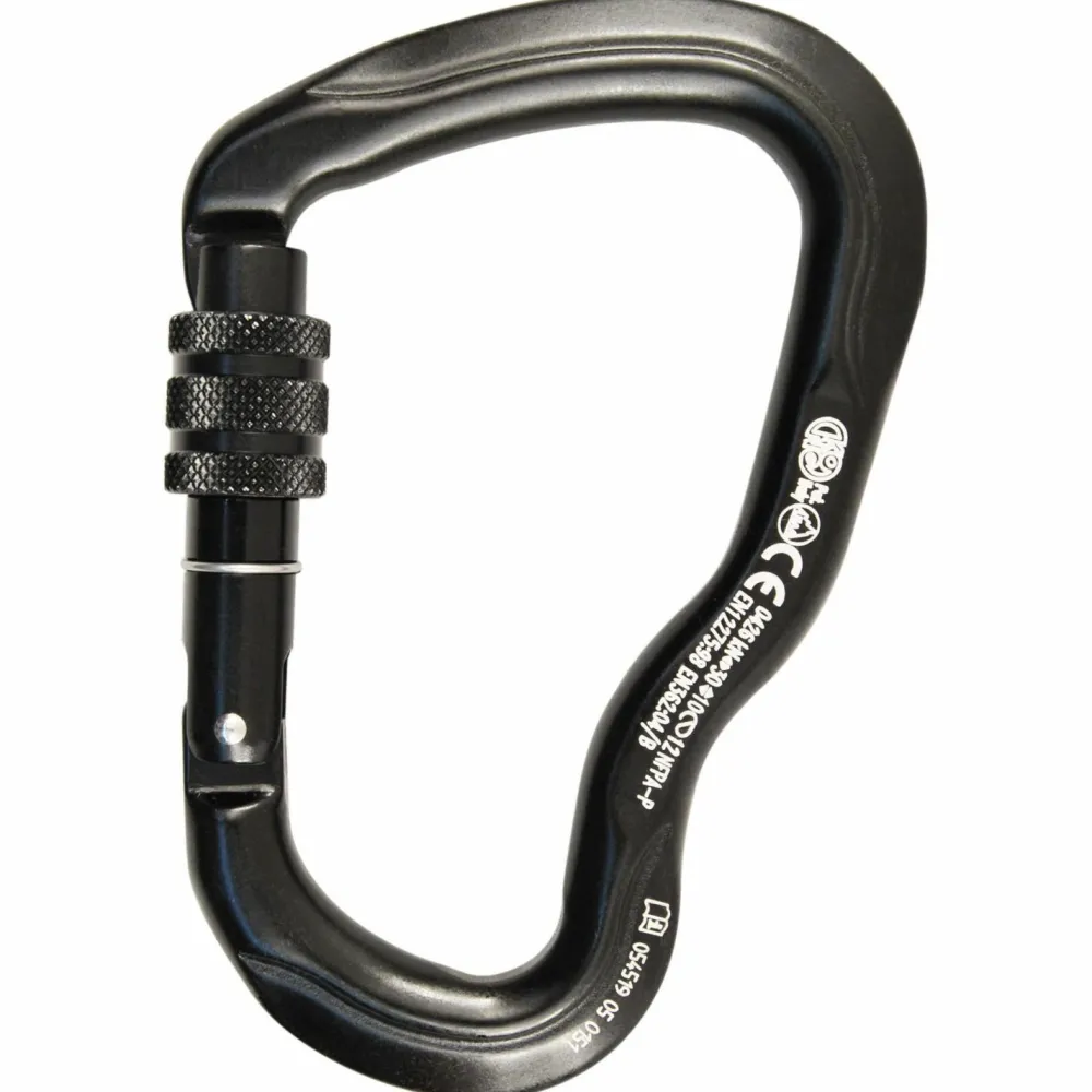 Kong - Ferrata Screw Sleeve - Klettersteig-Karabiner Black