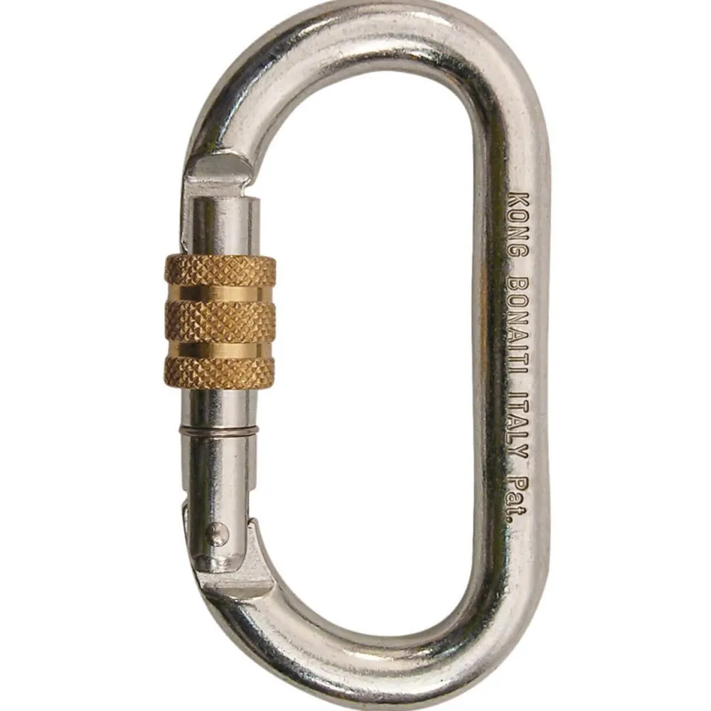 - Oval Stahlschrauber - Stahlkarabiner < Kong New
