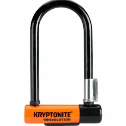 Kryptonite Fahrradzubehör|Fahrradschlösser-- Evolution Mini-7 + KFlex - Fahrradschloss Orange / Black