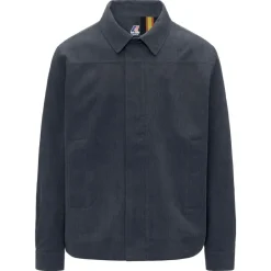 K-Way Freizeitjacken|Jacken-- Shary Corduroy - Freizeitjacke Blue / Tartan Combo