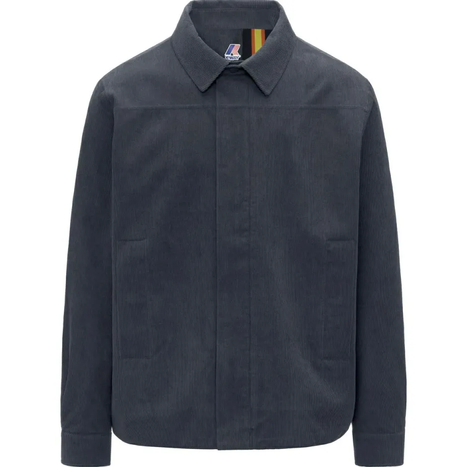 K-Way Freizeitjacken|Jacken-- Shary Corduroy - Freizeitjacke Blue / Tartan Combo