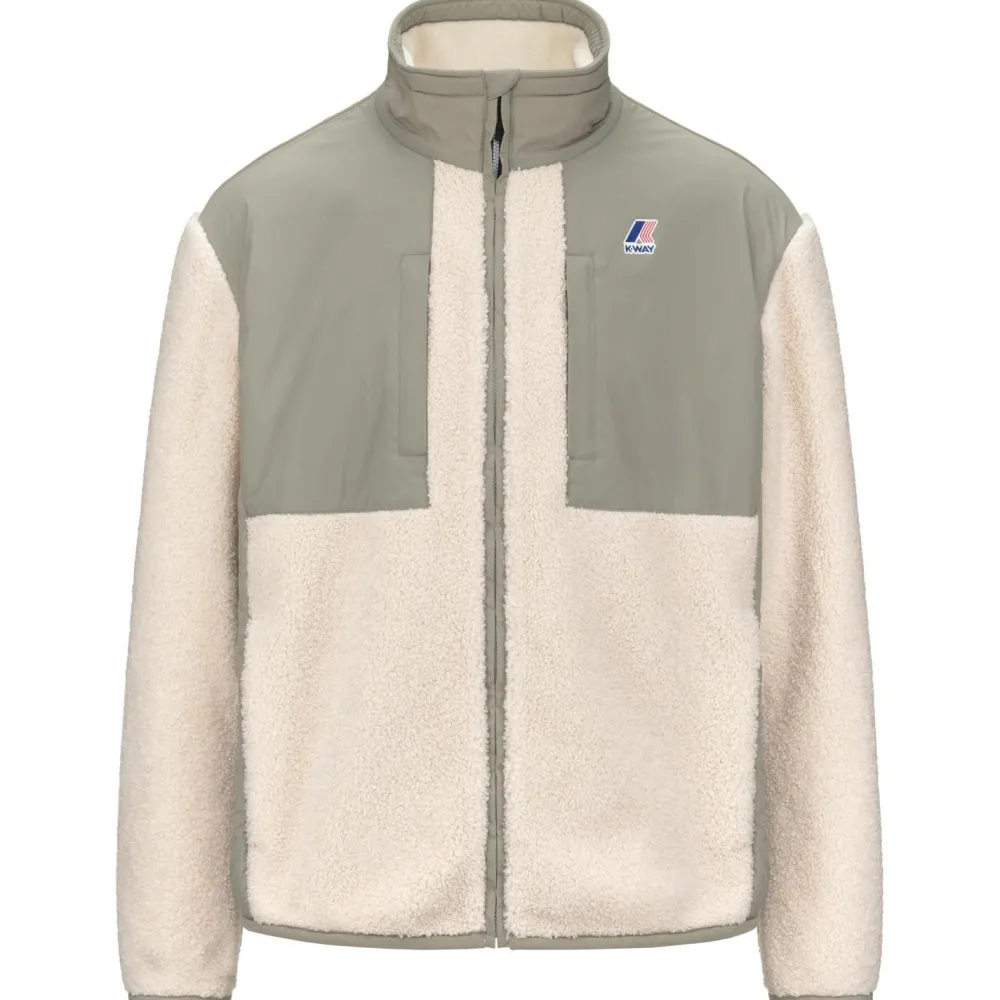 K-Way - Sixte 4.0 Orsetto - Fleecejacke Green Oak / Ecru Best