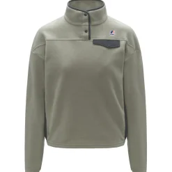K-Way Pullover & Hoodies|Alltagsbekleidung-- Women's Benedicte 4.0 Polar - Pullover Green Oak / Grey Shadow