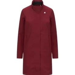 K-Way Jacken|Wanderbekleidung-- Women's Dukesse Bonded - Parka Red Syrah / Blue Depth