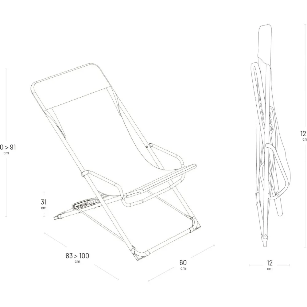 Lafuma Mobilier - Transaswing Airlon + - Campingstuhl Best