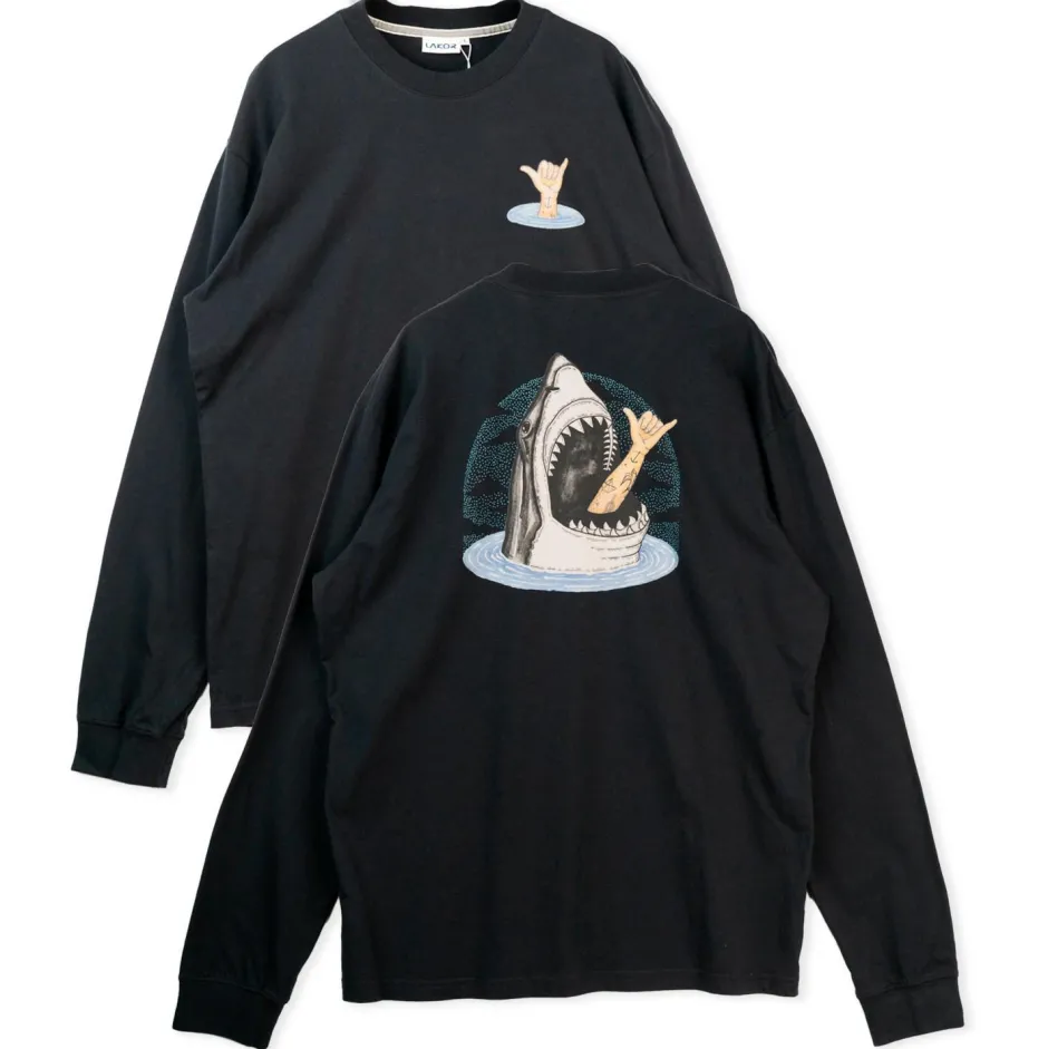 LAKOR Alltagsbekleidung|Shirts, Hemden & Longsleeves-- L/S Back Attack T-Shirt - Longsleeve Moonless Night