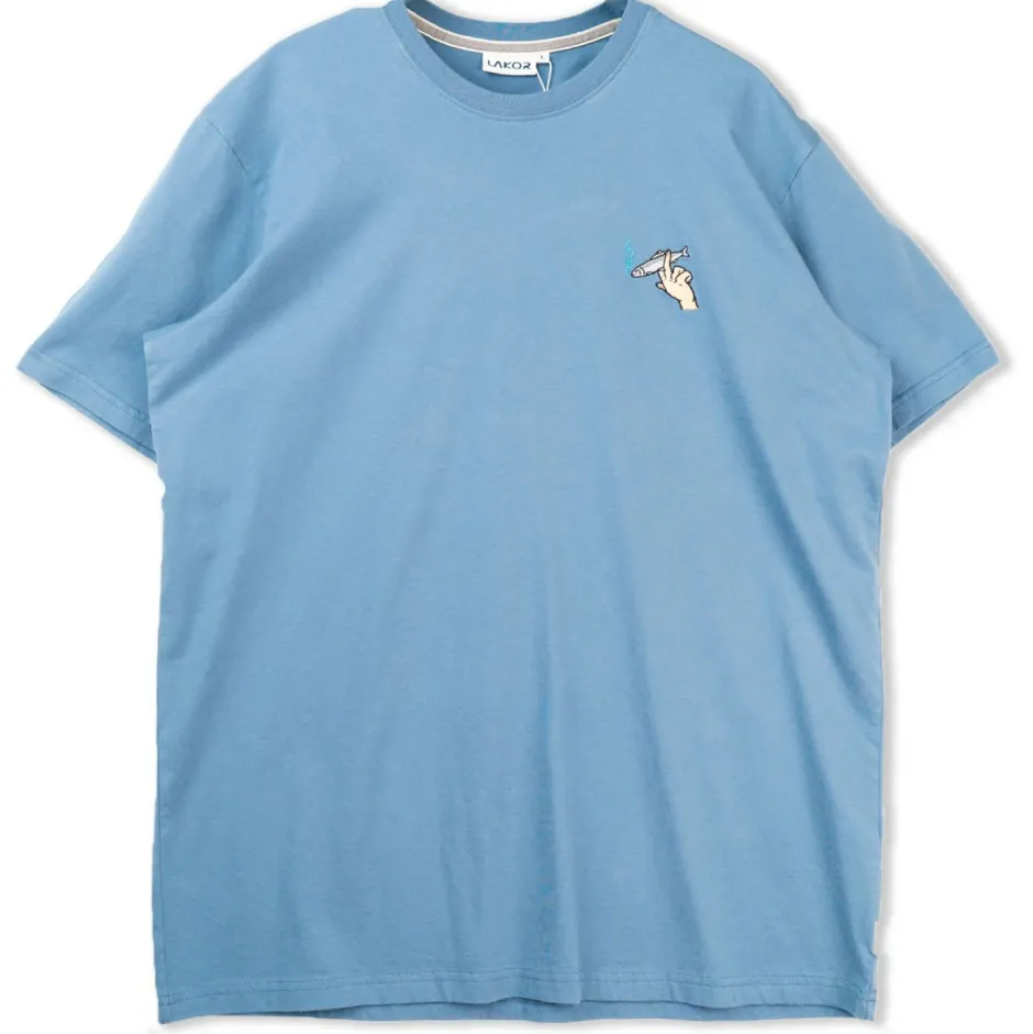 LAKOR - ini oking Fih Hand T-hirt - T-hirt