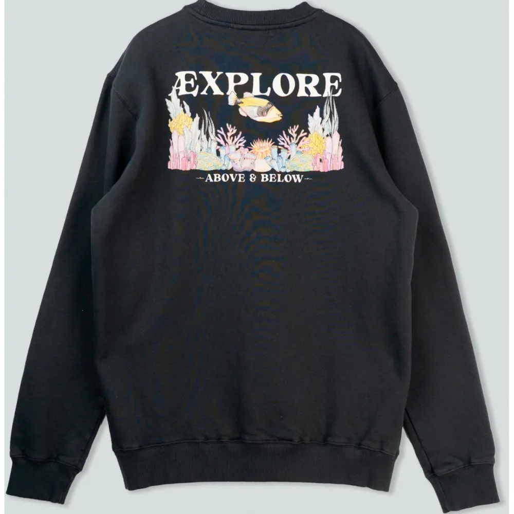 LAKOR - Underwater Garden Crewneck - Pullover Moonless Night Hot